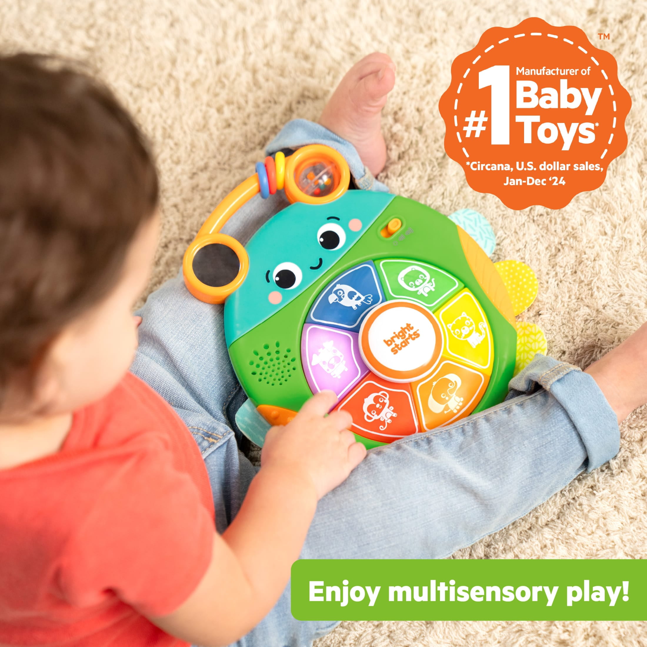 Bright Starts Safari Surprise Multisensory Toy, Unisex, Infant