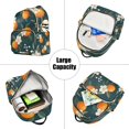 thumbnail image 5 of FORMRS Mini Backpack Purse for Women Travel Daypack Casual Shoulder Bag, Floral Oranges, 5 of 7