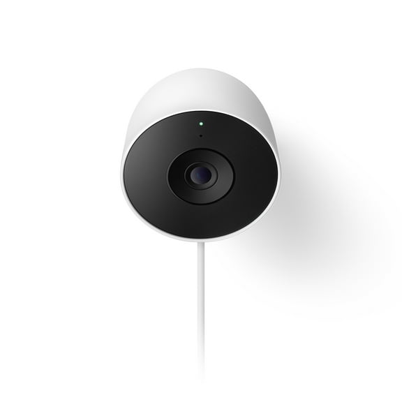 Google Nest Cam Outdoor 2nd Gen - Wired Security Camera with 2K Video, Works with Google Home, Snow