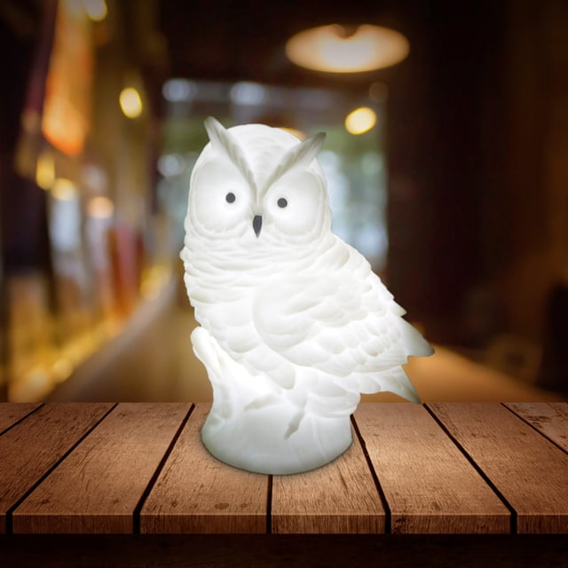 Three-dimensional Owl LED Night Light Decoration Bedroom Bedside Lamp