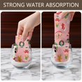thumbnail image 6 of 4 Pcs Funny Kitchen Towels,Pink Christmas Santa Pattern Microfiber Dish Towels,Kitchen Tea Towels,Kitchen Towel Set (18" X 26"), 6 of 7