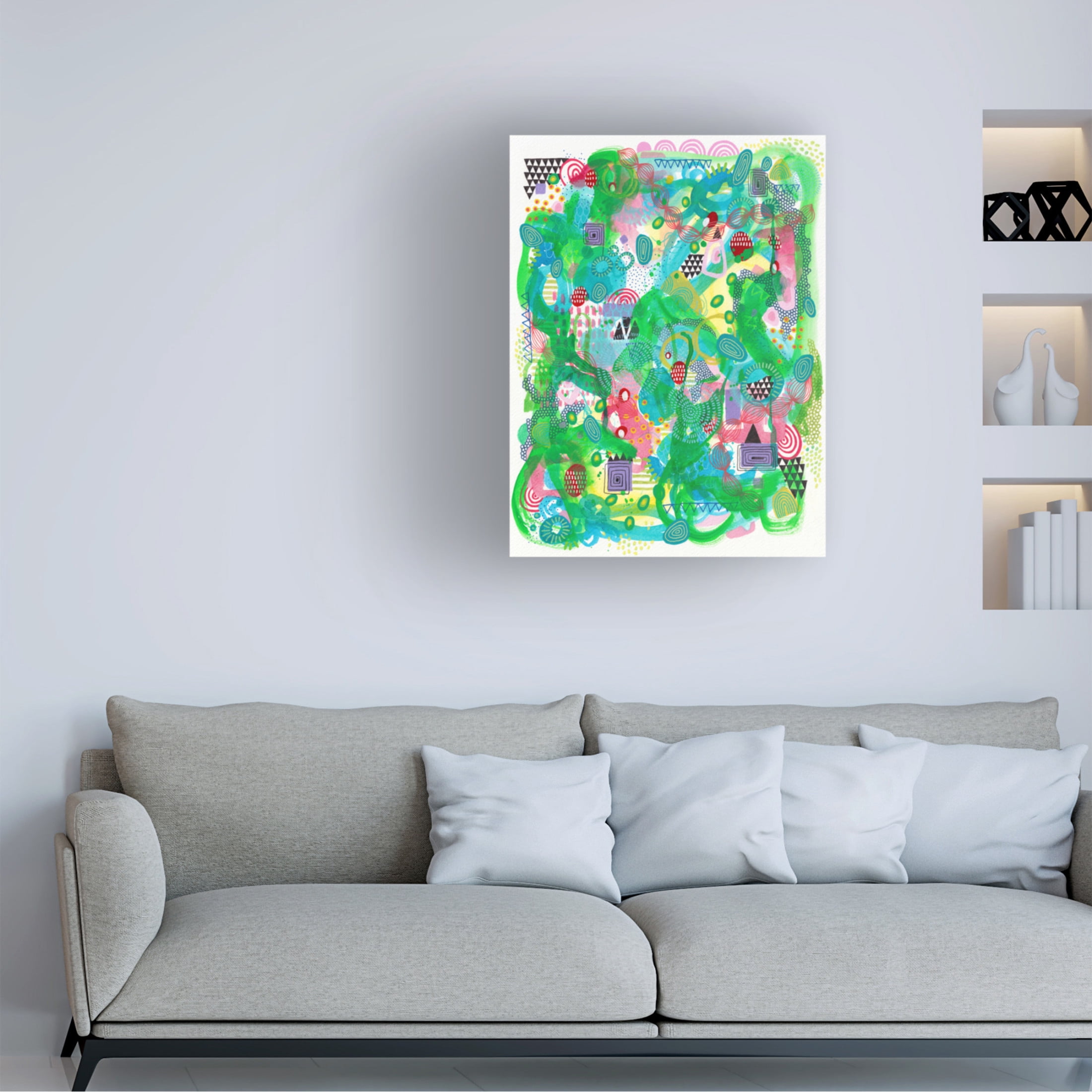 Canvas Wall Art - Van Dam Art 'Fresh Cut' Wall Art for Living Room, Bedroom, or Office Décor by Trademark Fine Art - 18 x 24 Inches