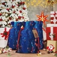 thumbnail image 5 of Fuzoiu Deep Sea Glowing Fishes Print Christmas Gift Bag,Burlap Gift Bag with Drawstring Closure & Hang Tag,Perfect for Holidays, Birthdays, and Special Occasions-Medium, 5 of 7