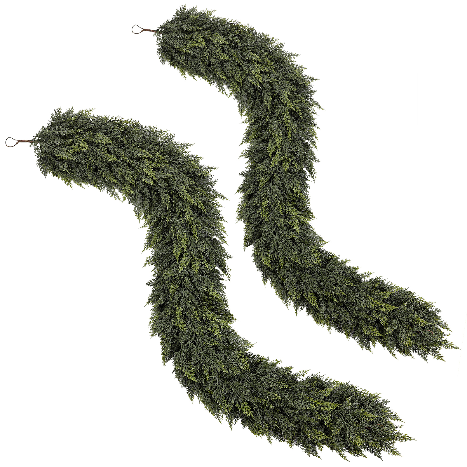 Lolsea 12ft Artificial Cedar Christmas Garland photo 8