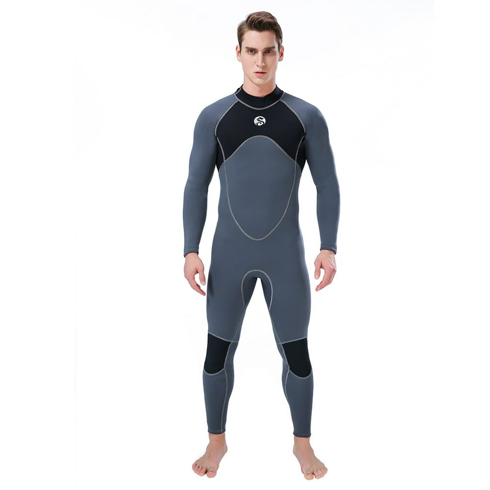 MEN WetSuit 3MM Full Body suit Super stretch Diving Suit Swim Surf