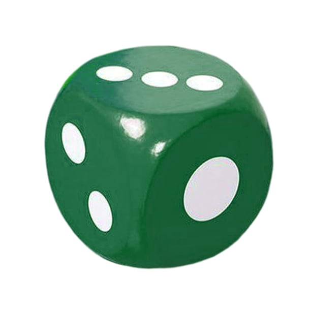Dados de espuma de 20 cm, r matemáticas, juguetes educativos, jugar dados, dados de puntos para niños Verde Zulema dados de puntos