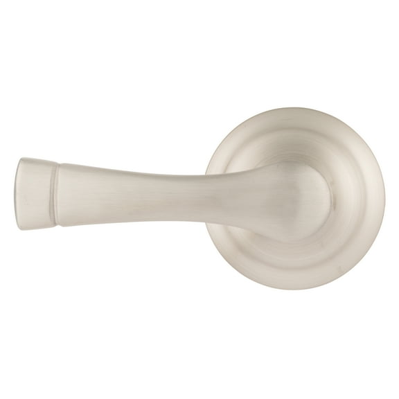 Brinks Push Pull Rotate Harper Interior Locking Door Lever in Satin Nickel