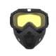 thumbnail image 2 of Casco para montar al aire libre, casco para motocicleta con gafas para motocicleta, casco, gafas para montar, estética elegante, 2 of 5