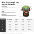thumbnail image 5 of Kdxio Men's Hawaiian Shirt for Men Short Sleeve Shirt Tree Frog Summer Casual Holiday Beach Button Down T-Shirts, 5 of 5