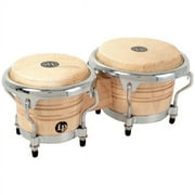 Latin Percussion LM199AW Mini Tunable Bongos, Natural Finish