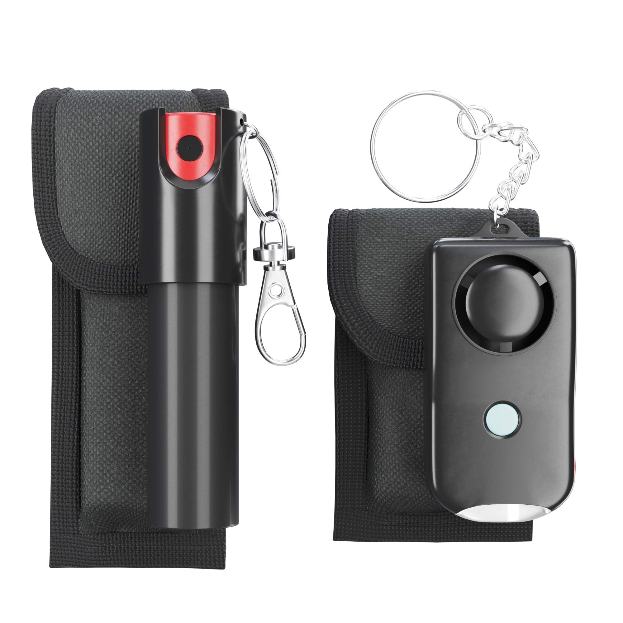 ARMADILLO DEFENSE Pepper Spray and Personal Alarm with a Case ― Key