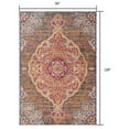 thumbnail image 3 of 8â€™ x 11â€™ Rustic Orange Medallion Area Rug, 3 of 8