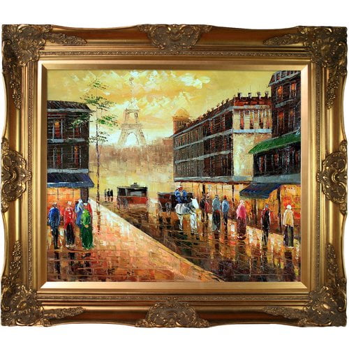 Tori Home Evening's Delight in Paris Framed Painting