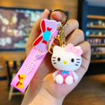 thumbnail image 1 of Hello Kitty Kuromi Cinnamoroll My Melody Kawaii Sanrio Anime Peripheral muñeca de goma suave de dibujos animados, llavero colgante para bolso Fivean unisex, 1 of 2