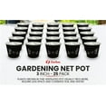 thumbnail image 2 of 3 inch Net Pot - Garden Net Cups - Hydroponics Slotted Mesh - Bucket Basket for Hydroponics with white Lids - 25 Pack, 2 of 11
