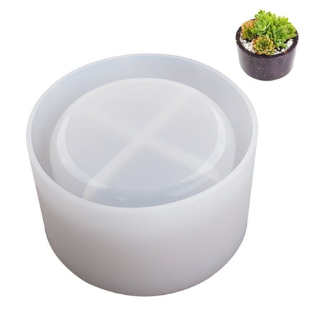 

Silicone Flowerpot Mold Large Durable Resin Cup DIY Crystal Glue