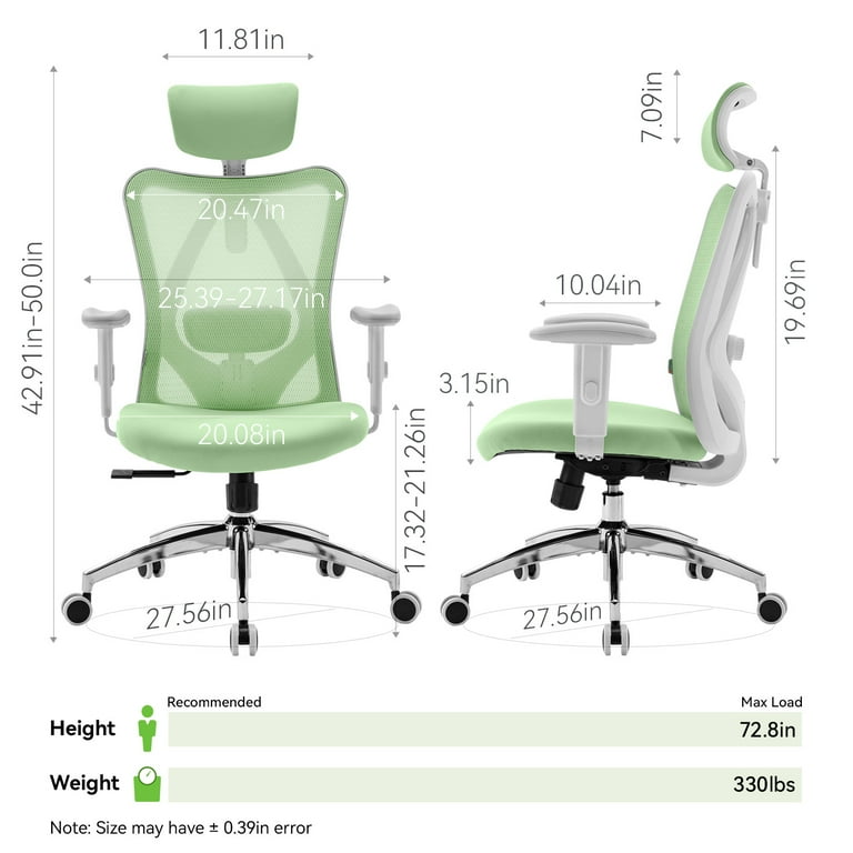 SIHOO Ergonomic Office Chair: Breathable Mesh, Adjustable SIHOO Ergonomic Office Chair: Breathable Mesh, Adjustable