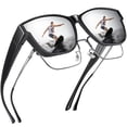 thumbnail image 1 of Gafas de Sol Polarizadas Peekaco UV400 para Usar Sobre Anteojos para Hombre y Mujer, 1 of 7