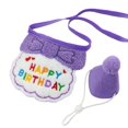 thumbnail image 2 of KANG Birthday Party Hat Bibs Scarf And Cat, 2 of 6