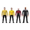 thumbnail image 1 of Tcg Toys Flexfigs: Capitanes de Star Trek - Paquete de 4 personajes - Figuras de acción articuladas Flex It - ¡Poséelo! Miniaturas de juguetes coleccionables con licencia para niños a partir de 3 año, 1 of 5
