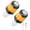 B001- Black, variant on Bicycle Lights, Led Bike Lights, Rechargeable Led Lights, Bike Turn Signals, 2 Piece Handlebar End Plug Type Cycling Safety Lights for Night Riding, Compatible with Road Bikes,