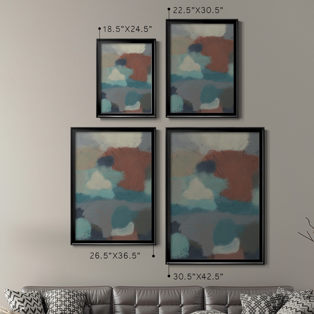 Floating By I Premium Framed Print, in Gold, Black, or Silver - Ready to Hang