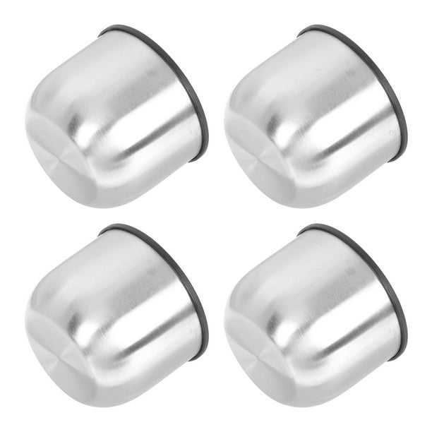 4pcs Botella de acero inoxidable cubre tapas de taza de vacío Tapa de botella de agua a prueba de polvo