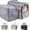 Grey, variant on Carrier Soft for Small to Medium-Sized Cats,Up to 15 Lbs, TSA Airline Approved Soft Sided Pet Carrier,Collapsible Travel Carry Bag(Grey)