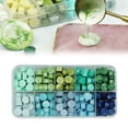 thumbnail image 1 of de sello , 600 piezas Cuenta de sellado para sello Perfecto para adornar sobres de tarjetas, invitaciones , Macarena cuentas de cera para sellar letras, 1 of 8
