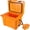 Orange, variant on XXLYY 25QT Insulated Hard Cooler with Bottle Opener, Cup Holder and Drain System, Portable Ice Chest for Camping, Fishing and Travel