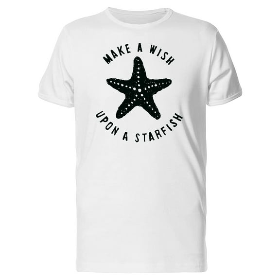 Wish Upon A Starfish T-Shirt Men -Image by Shutterstock, Male XX-Large