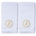 thumbnail image 3 of Monogrammed Hand Towels for Bathroom Kitchen Makeup | Personalized Gift for Wedding-Bridal | Custom Luxury Turkish Towel | Spa Collection, Oversized, 16 X 30 Inch, Set of 2, 3 of 3