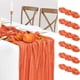 thumbnail image 5 of Paquete de 6 Caminos de Mesa de Naranja Translúcidos de 3 Metros de ., 5 of 5