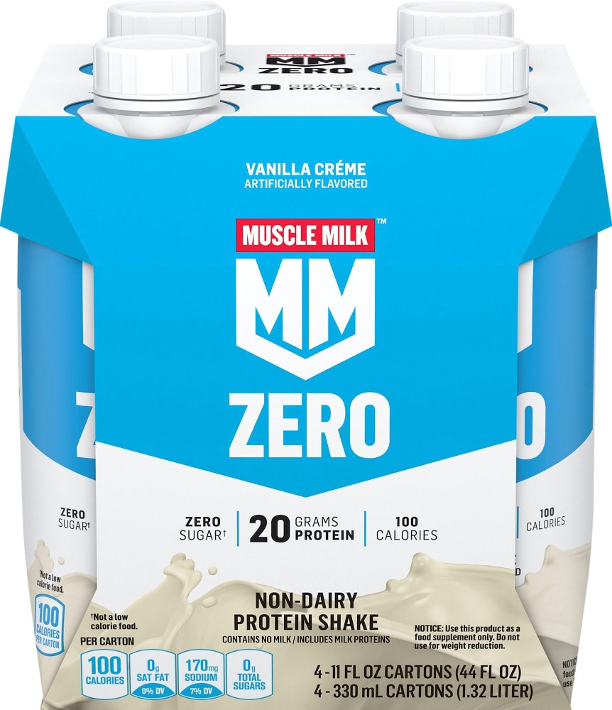Muscle Milk Zero NonDairy Protein Shake Vanilla Crème 11 fl oz Each