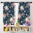 thumbnail image 5 of Blackout Kids Curtains,Pioneer Flower Floral Print Pattern Childrens Insulated Curtains Set Of 2,Bedroom Essentials,Toddler Room Decor 42"x54", 5 of 5