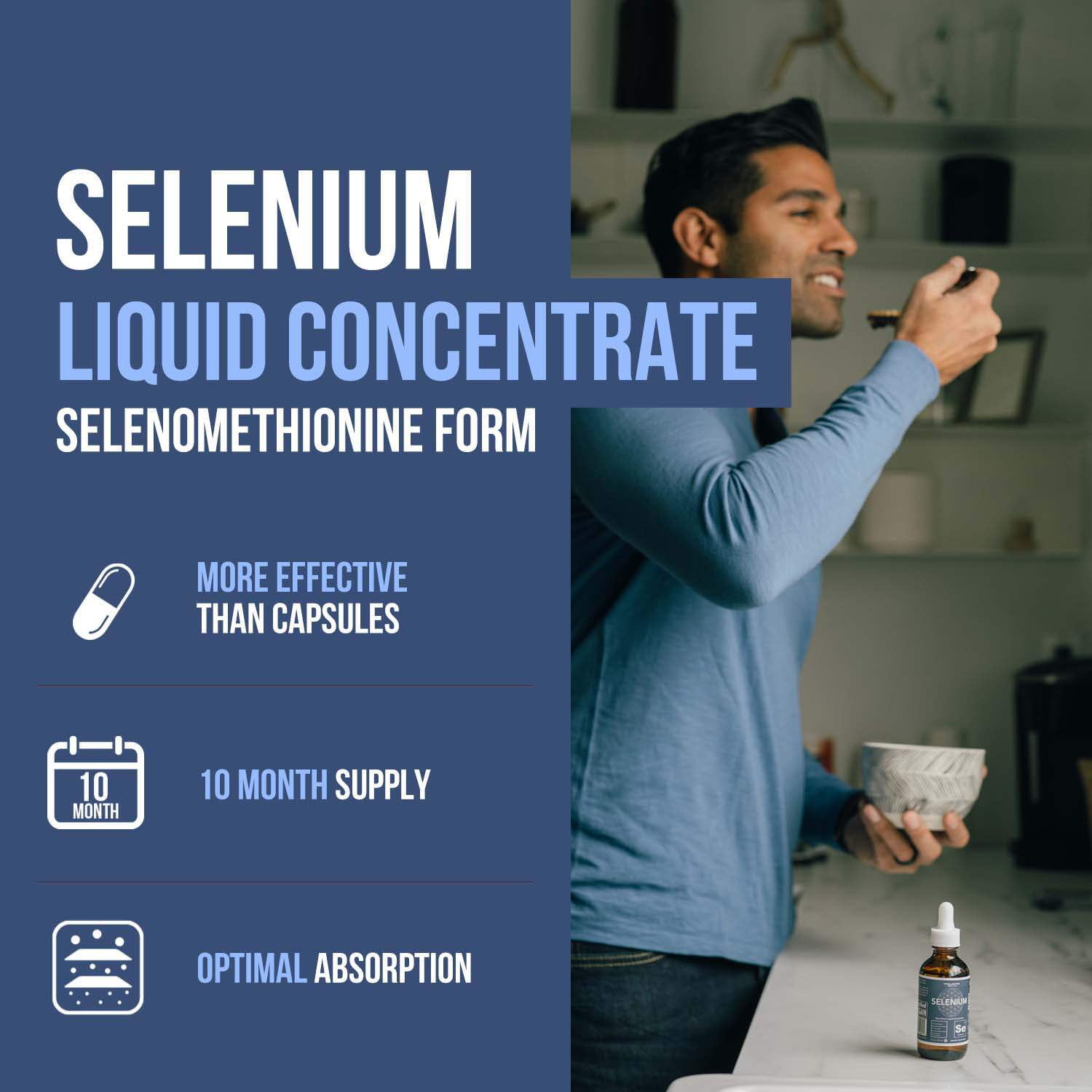 Triquetra Health Selenium Liquid Concentrate (L-selenomethionine Form)