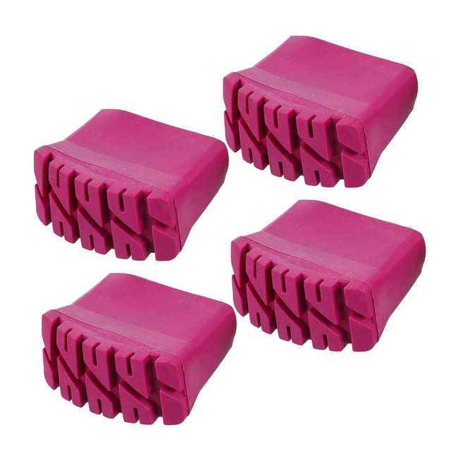 4 cubiertas para pies de escalera extensible, tapas de extremo antideslizantes, repuestos para proteger el suelo, alfombrillas de goma para estudio de