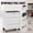 White, variant on Rolling Tool Chest & Cart with Wheels, 24 in 4-Drawer Locking Steel Tool Storage Cabinet - Locking Lid - Drawer Liners - Ball-Bearing Slides - Mobile Tool Box for Garage & Workshop - Blue