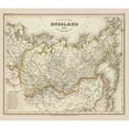 thumbnail image 3 of Stich 17x15 Black Modern Framed Museum Art Print Titled - Asia Russia - Stich 1845, 3 of 5
