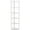 White, variant on Barara King Bookshelf, Bookcase, Display Standing Shelf,6-Tier Corner Shelf, Small Corner Bookshelf Storage Rack,Rustic Brown