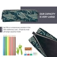 thumbnail image 5 of Fotbe Fish Style Pattern Leather Pencil Case, Pencil Pouch with Durable Zipper, Compact and Stylish Organizer for Stationery, Art Supplies, Travel Essentials, 5 of 7