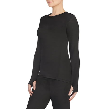 Women's Strech Luxe Velour Warm Underwear Long Sleeve