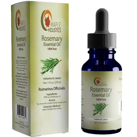 Maple Holistics 100% Pure Rosemary Oil, Skin & Hair Benefits, Natural Skin & Hair Care Product, 1