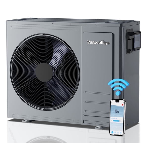 Swimming Pool Heaters, Pool Heater for Above Ground Pool, Inground Pool Heater, Up to 10000 Gallons Fit 15/18/23/26 Foot Pool,35100 BTU/hr, 220V/240V Pool Heater