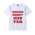 thumbnail image 2 of Latto Sugar Honey Iced Tea Logo T-shirt Women Men Casual Fashion Short Sleeve Tee, 2 of 4
