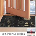 thumbnail image 3 of Black Gothic Sun Moon Star Pattern Door Rugs,Washable Non Slip Door Mats Indoor,Decorative Door Mats,Entry Mat Indoor for Entrance,Bedroom,Kitchen,Bathroom,17"x30", 3 of 6