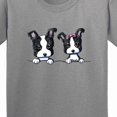 thumbnail image 4 of Inktastic Boston Terriers (dark Apparel) Youth T-Shirt, 4 of 5