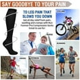 thumbnail image 2 of 3 Pairs Sock Compression Socks Knee High Support Stockings for Men Women, 2 of 10