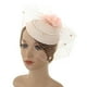 thumbnail image 3 of Fascinators sombrero de novia accesorios para el cabello para cóctel champán Zulema sombrero tocado, 3 of 6