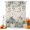Flax, variant on Teal Pumpkins Fall Shower Curtains for Bathroom, Thanksgiving Autumn Leaves Blue Waterproof Fabric Shower Curtain, Decorative Bathroom Curtain for Bathtub, 36"x72", No Hooks Included